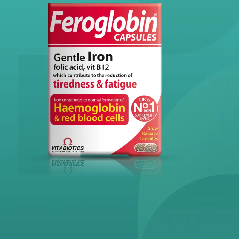 Vitabiotics Feroglobin Iron Capsules
